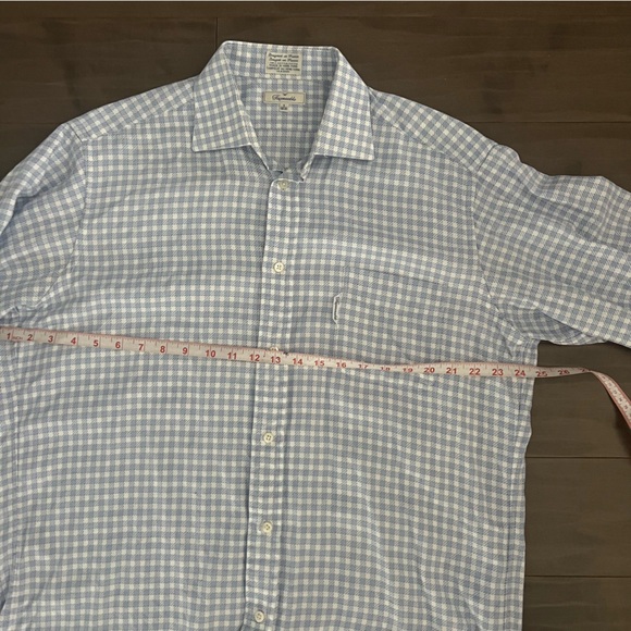 Faconnable Weave Pattern Button Down dress shirt size 16.5 Detailed - Picture 7 of 12